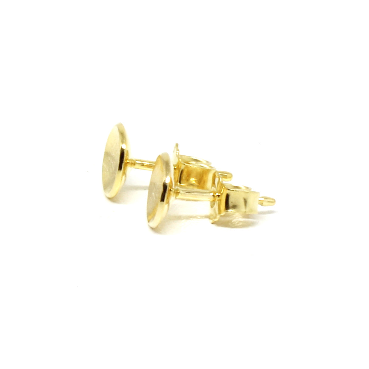 Ohrstecker 333 Gelbgold eismatt