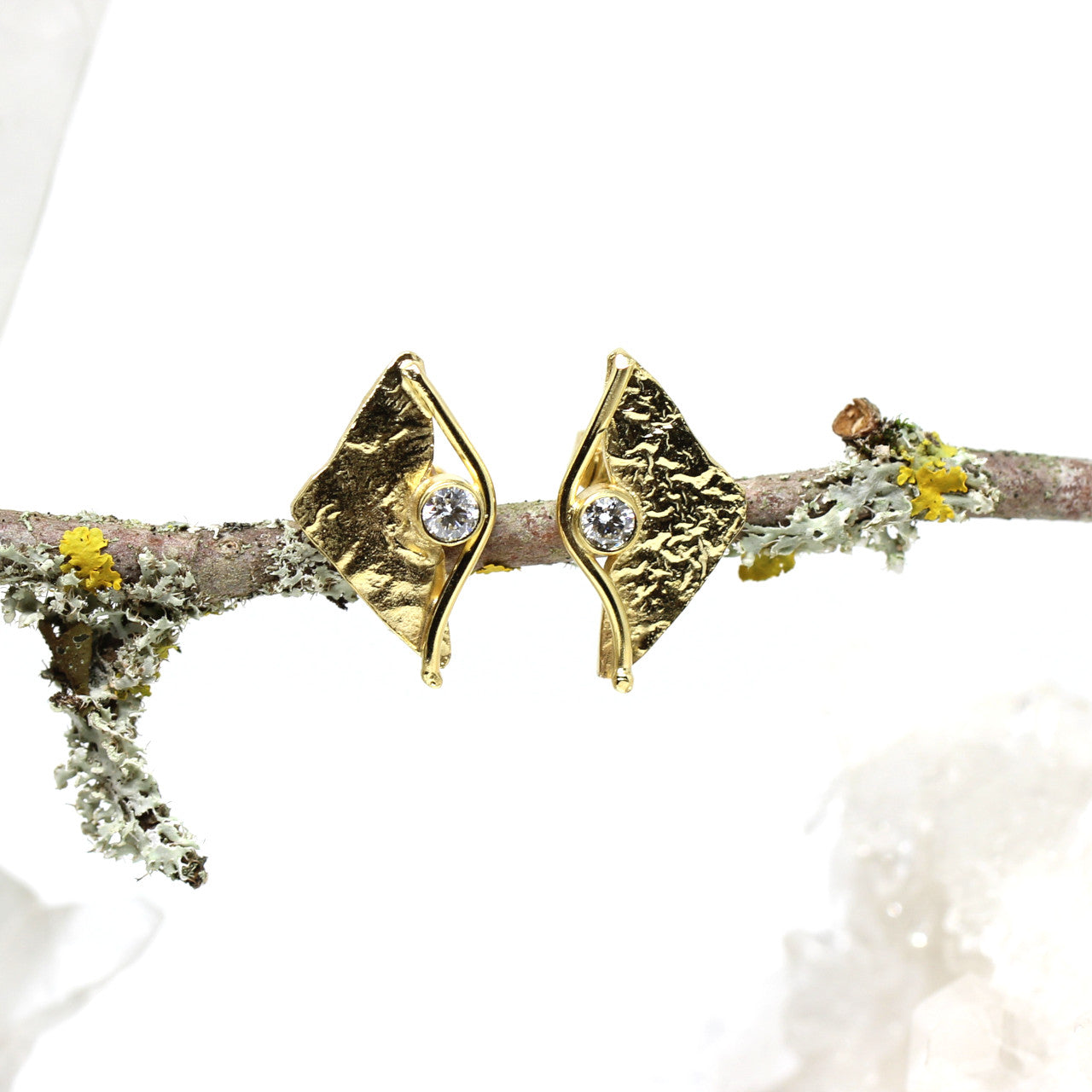 Ohrstecker 585 Gelbgold mit Brillant