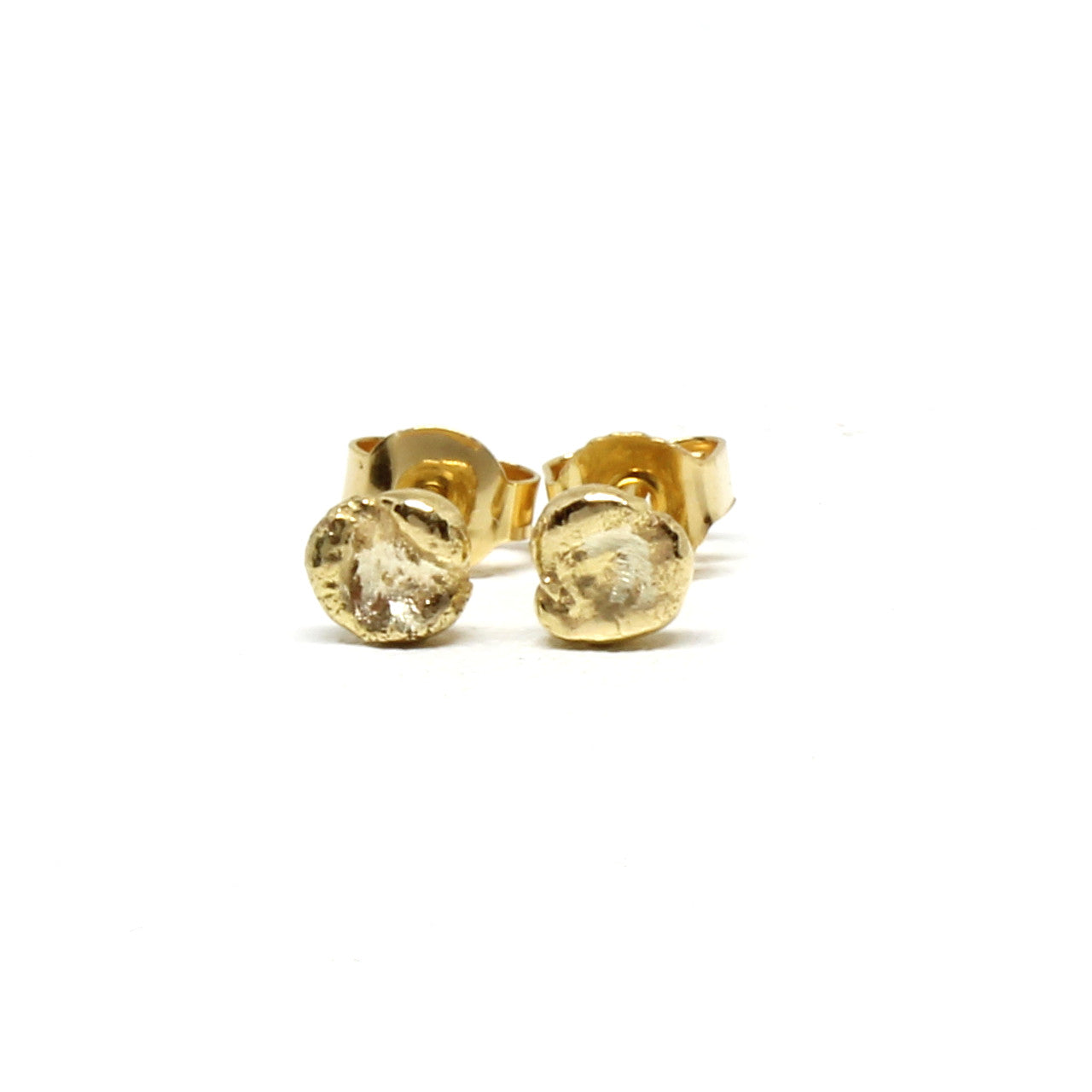 Ohrstecker 333 Gelbgold Nugget