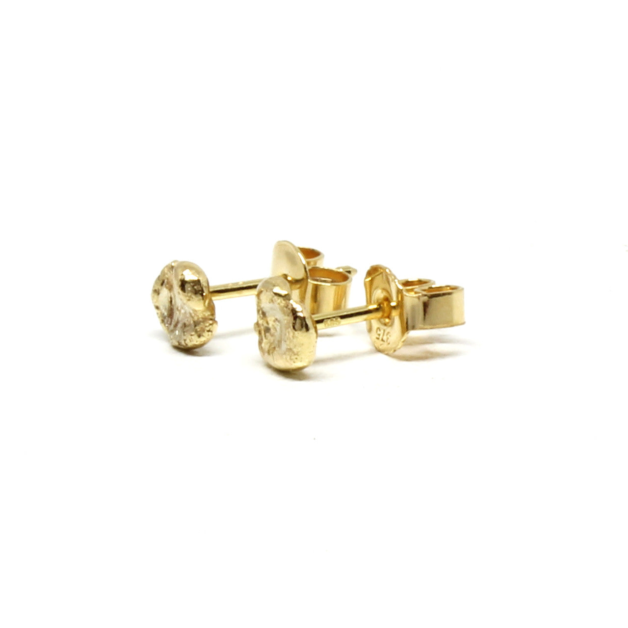 Ohrstecker 333 Gelbgold Nugget
