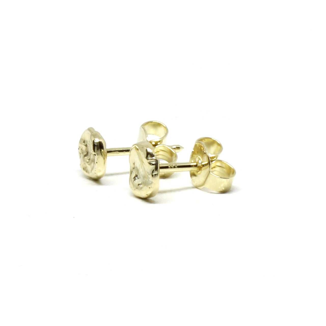 Ohrstecker 585 Gelbgold Nugget
