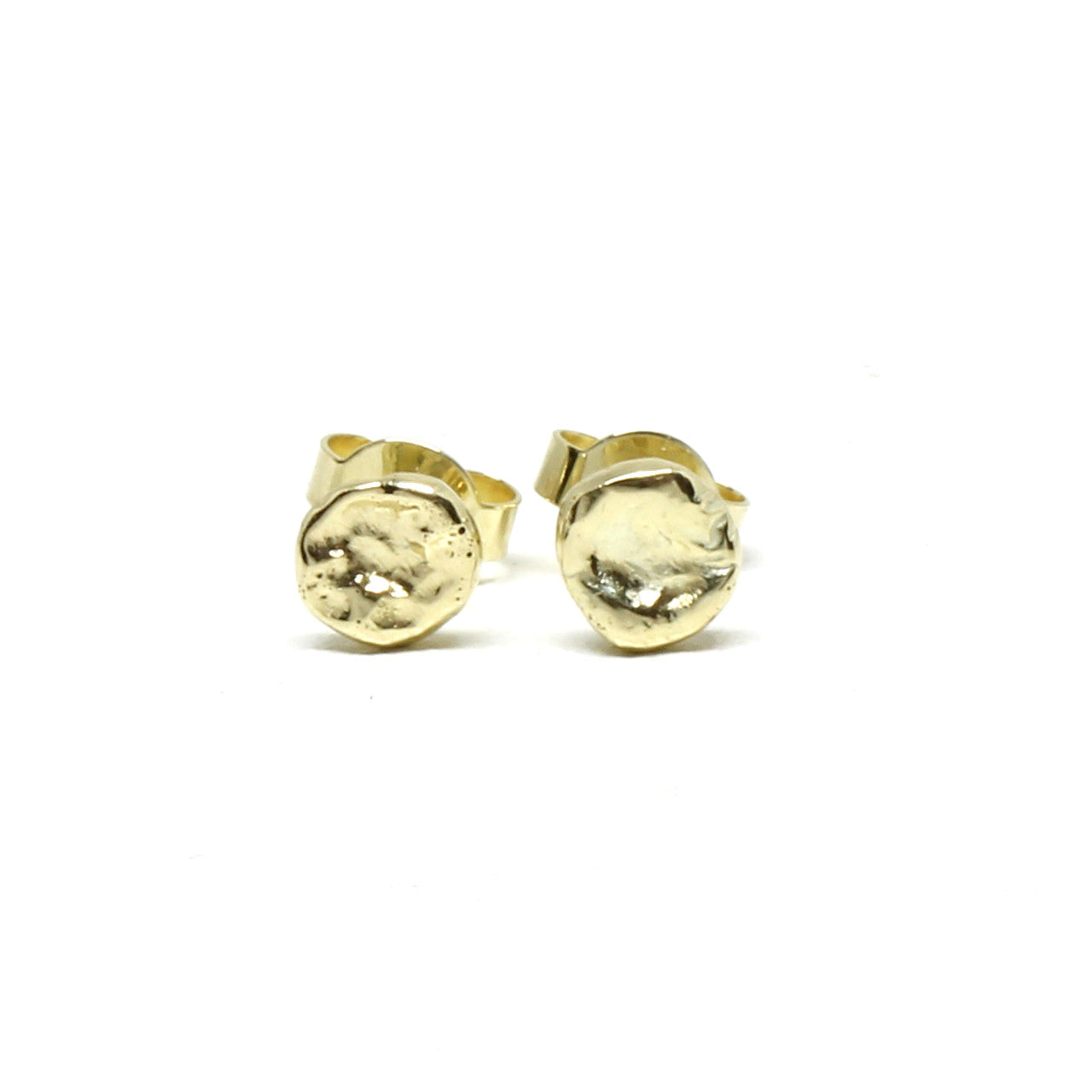 Ohrstecker 585 Gelbgold Nugget