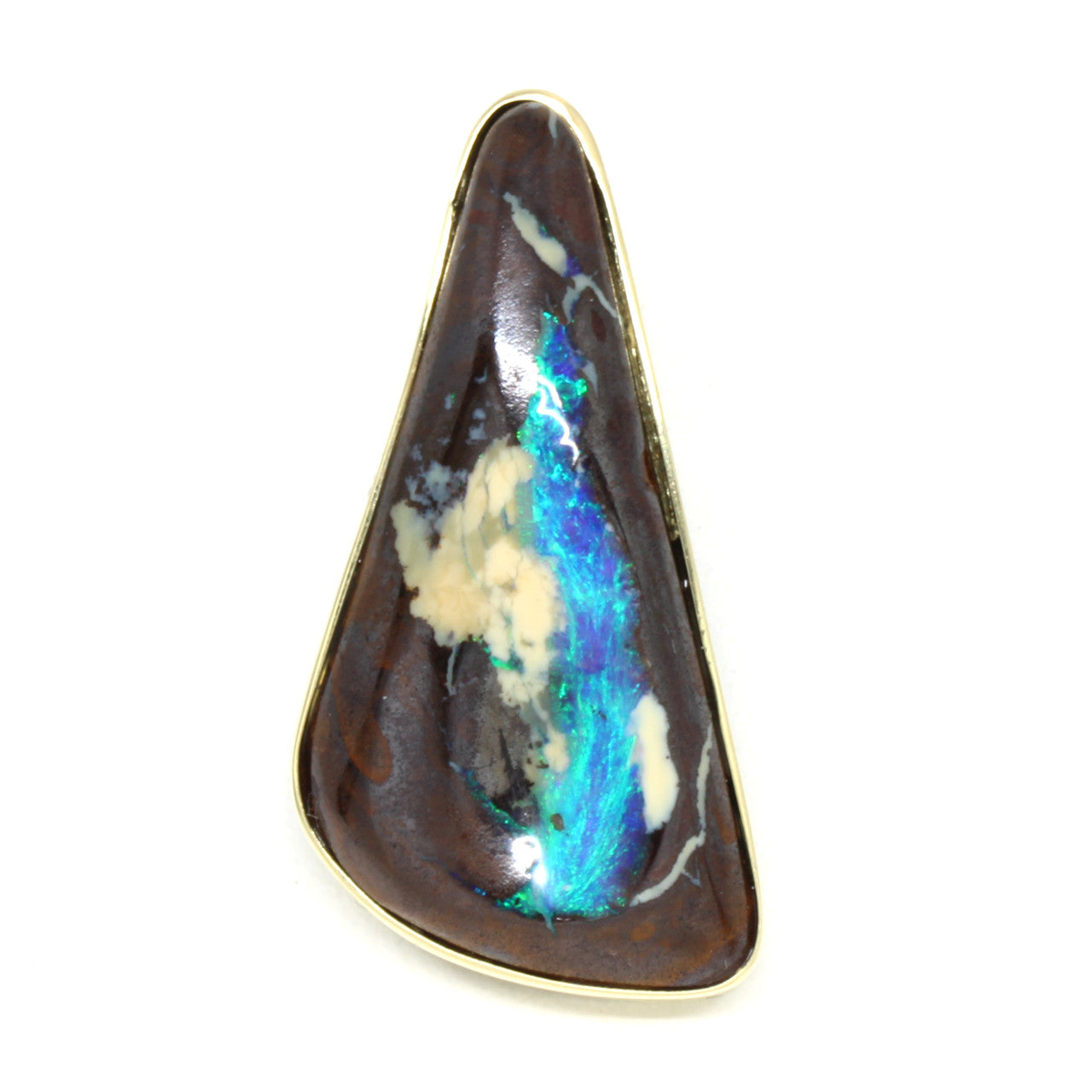 Anhänger 585 Gelbgold mit Opalboulder