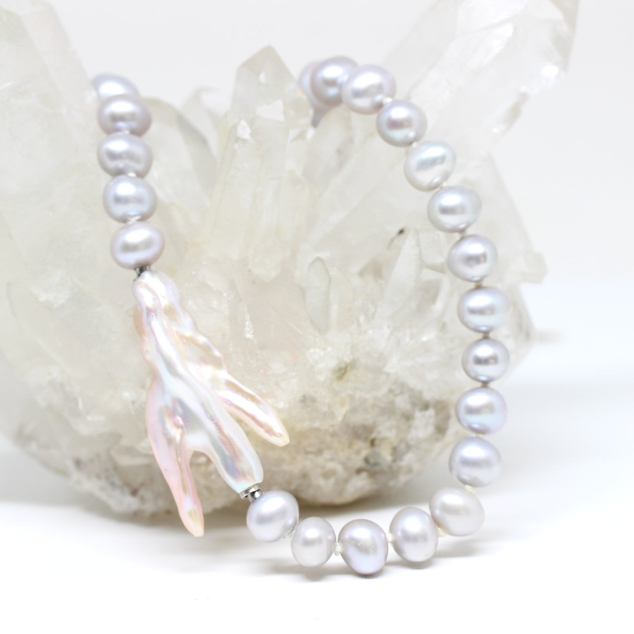 Wechselschließe Süßwasserperle