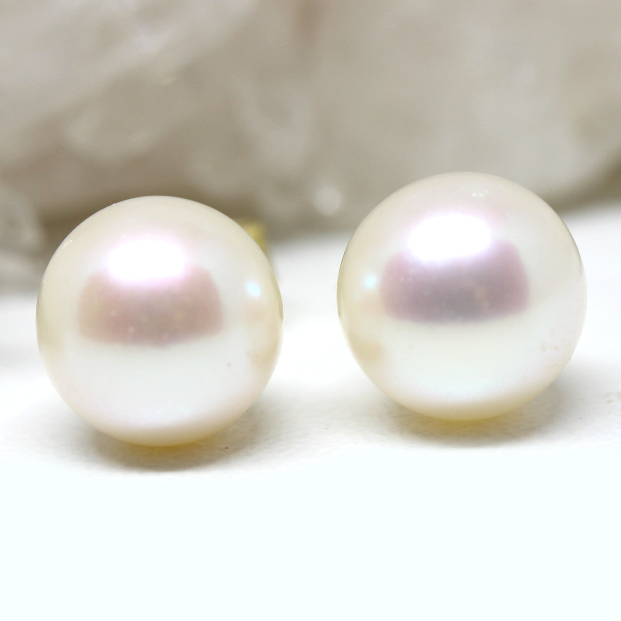 Ohrstecker 585 Gelbgold Perle