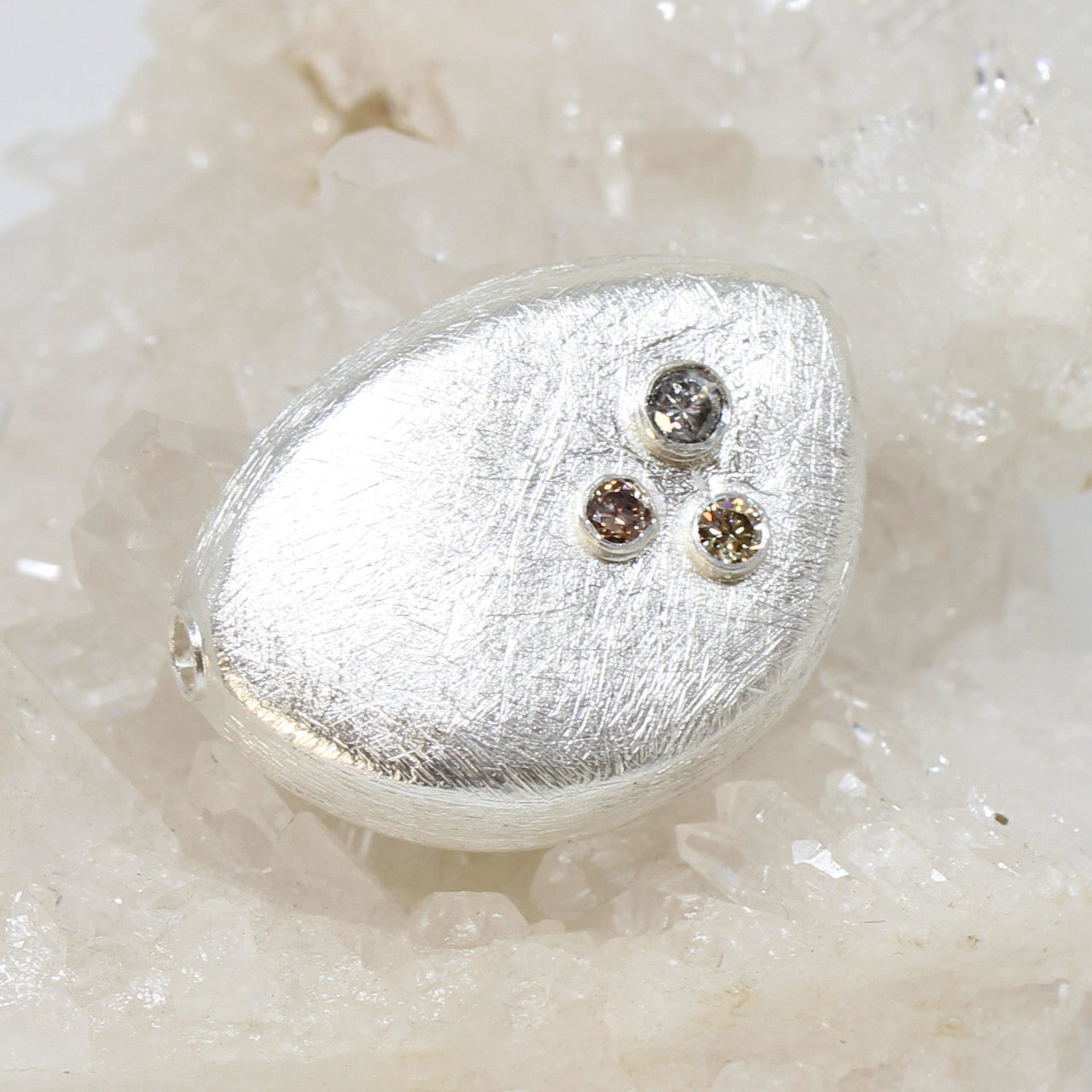 Wechselschließe Silber mit Brilliant