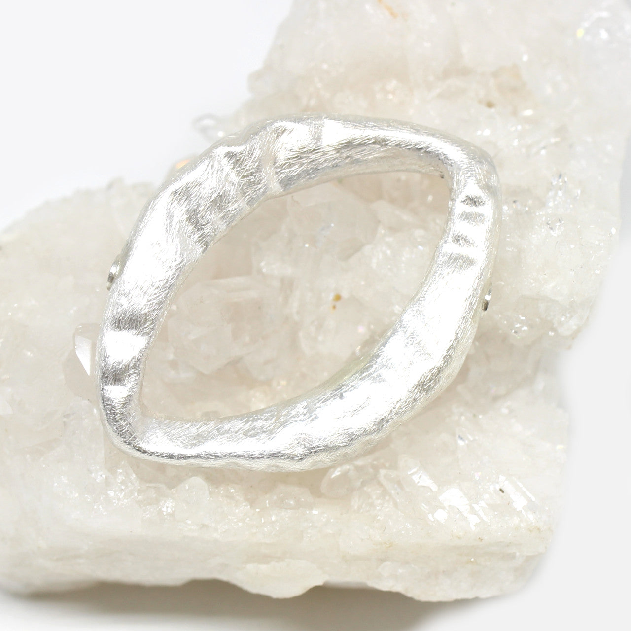 Wechselschließe Silber Hammerschlag