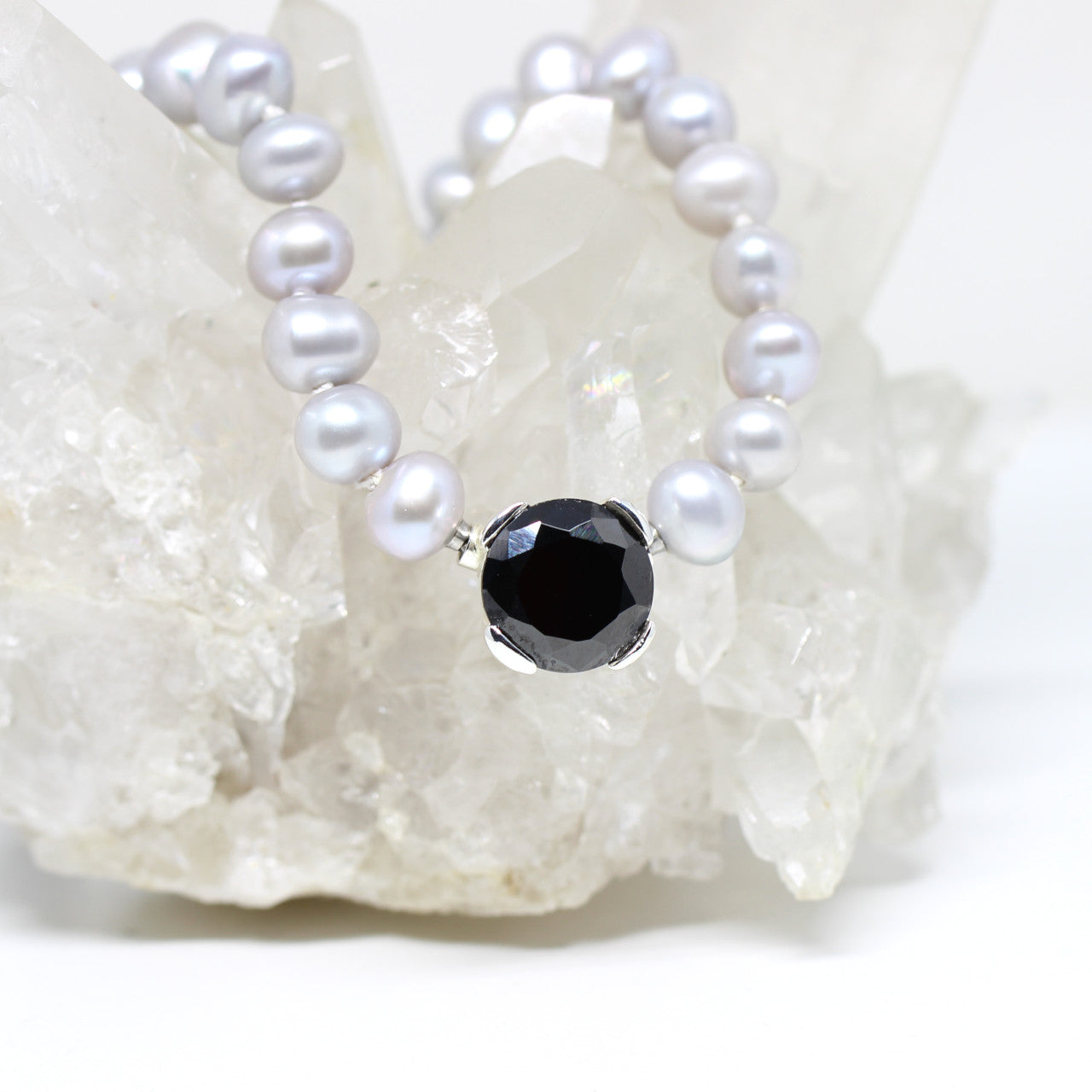 Wechselschließe in Silber mit Zirkonia