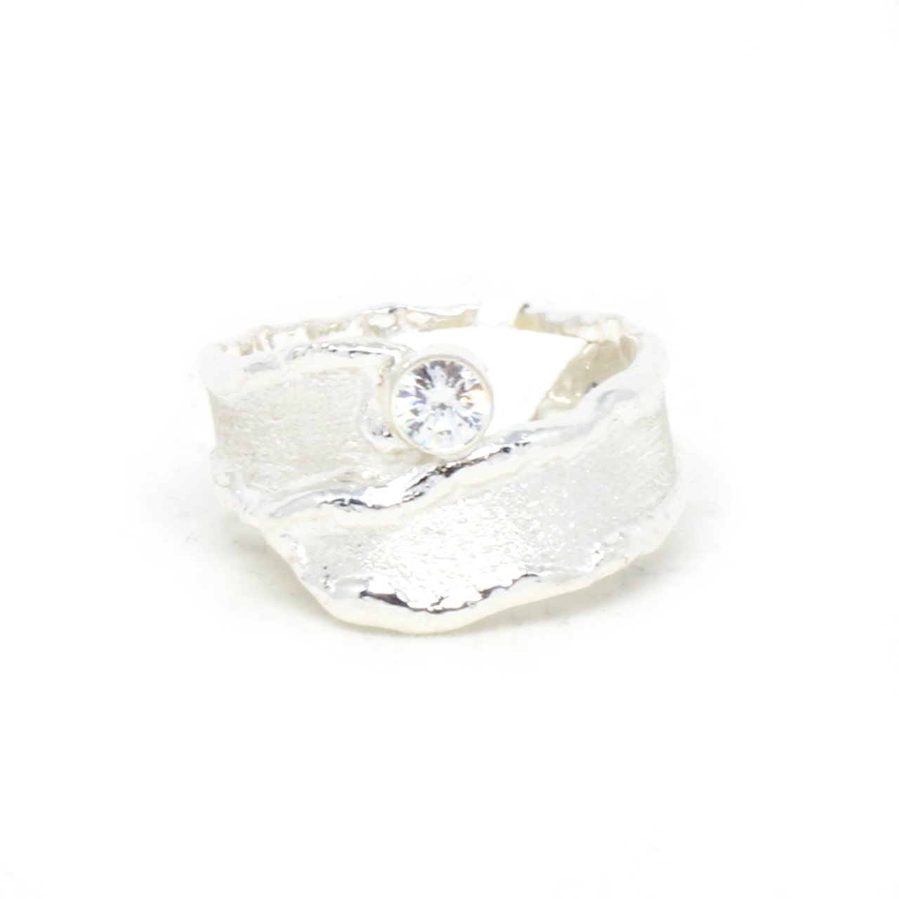 Silberring mit Zirkonia