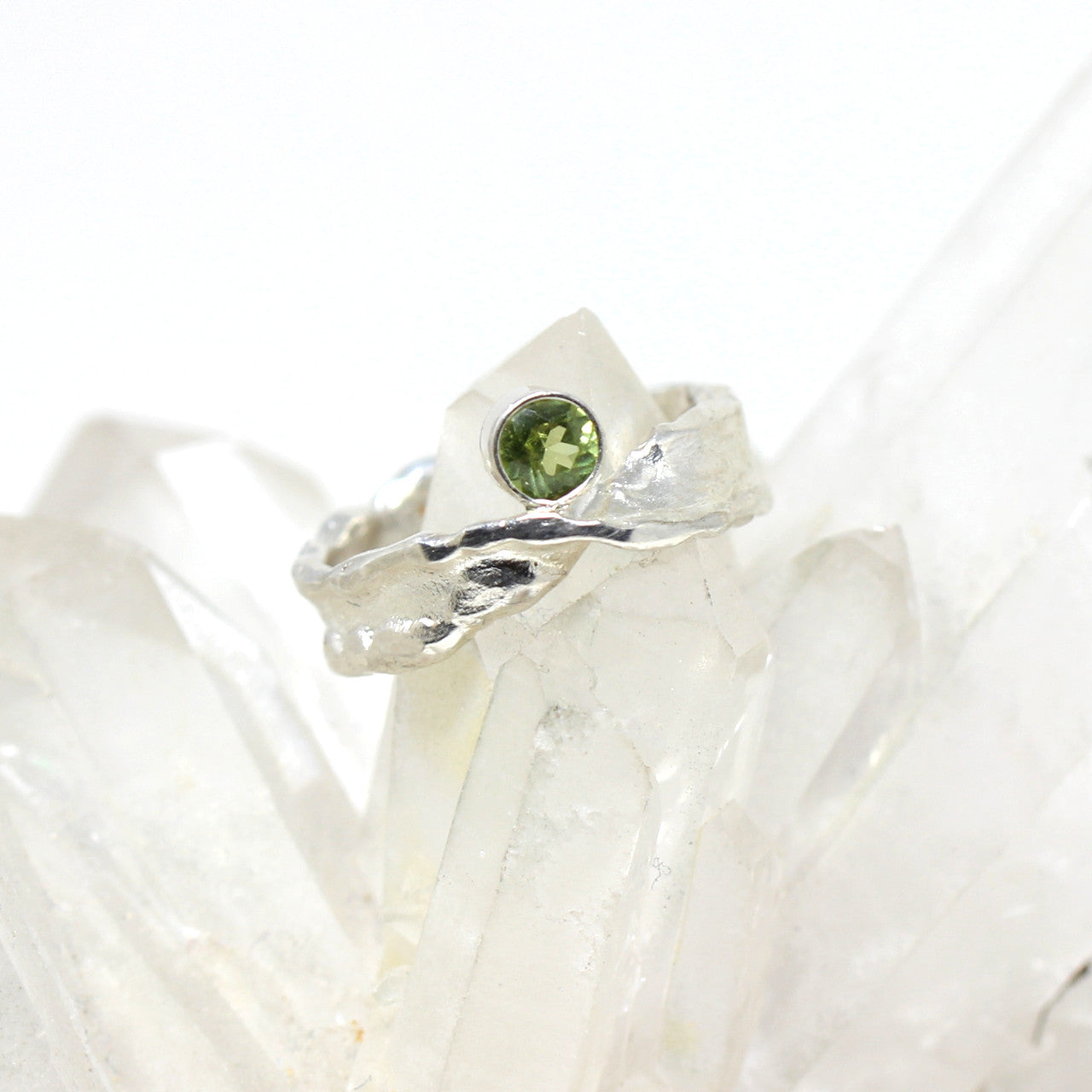 Silberring mit Peridot