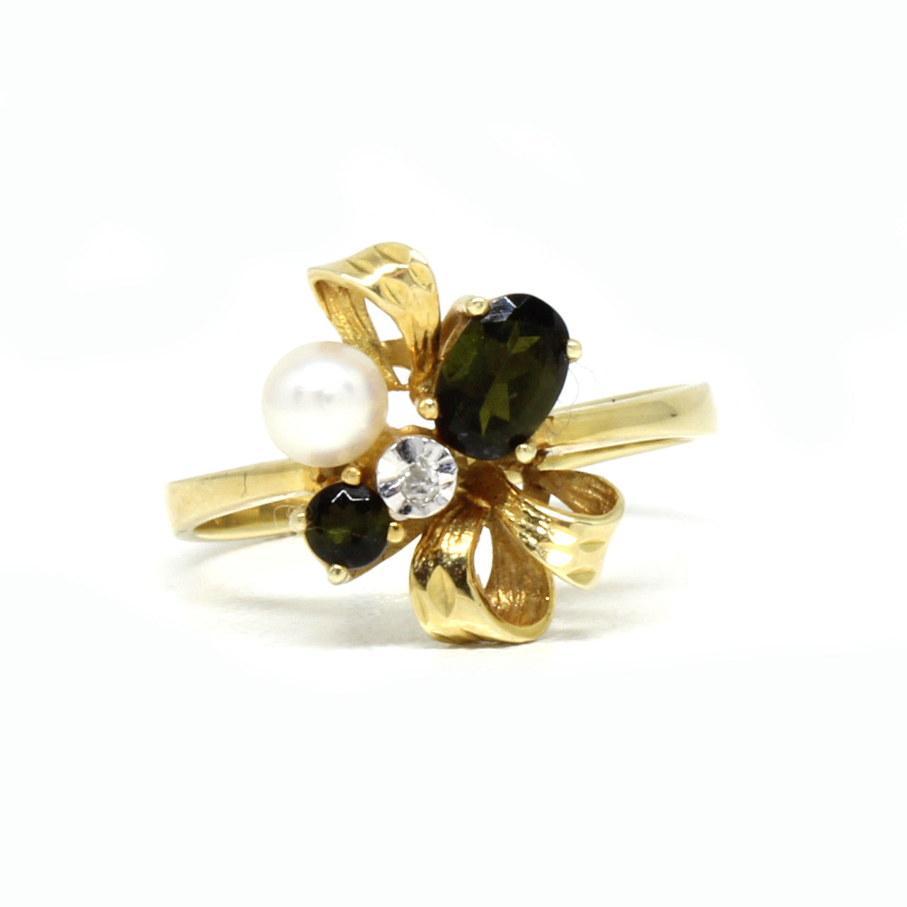 Ring in 585 Gelbgold mit Turmalin