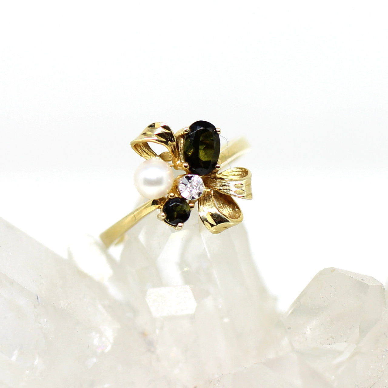 Ring in 585 Gelbgold mit Turmalin