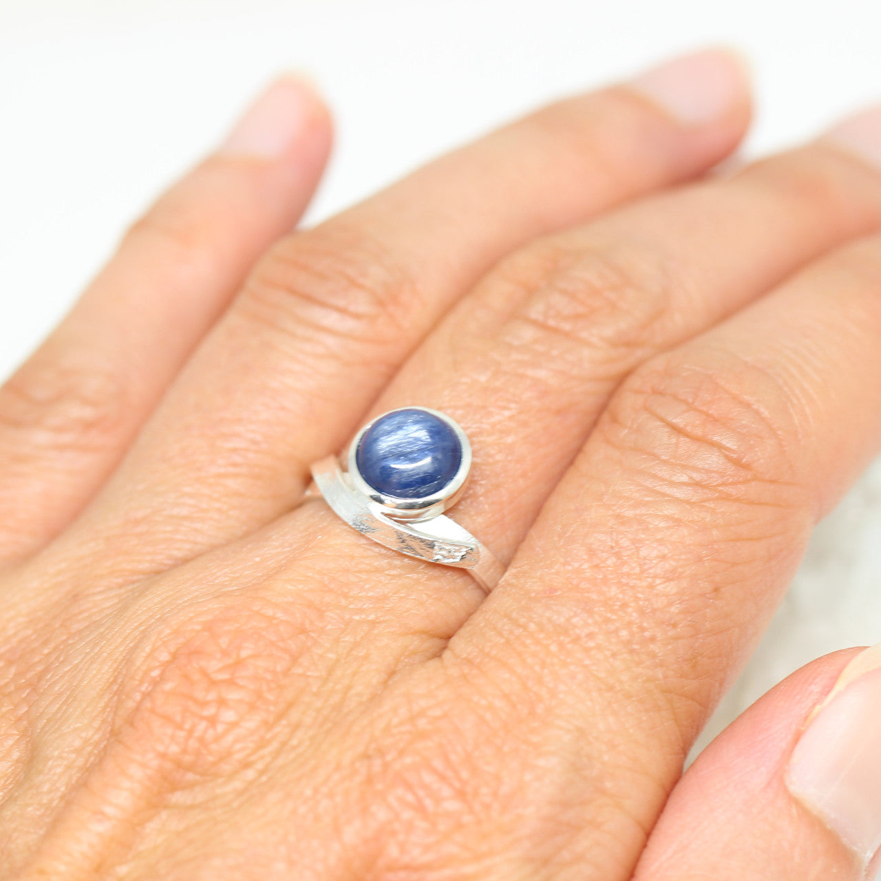 Silberring mit Disthen