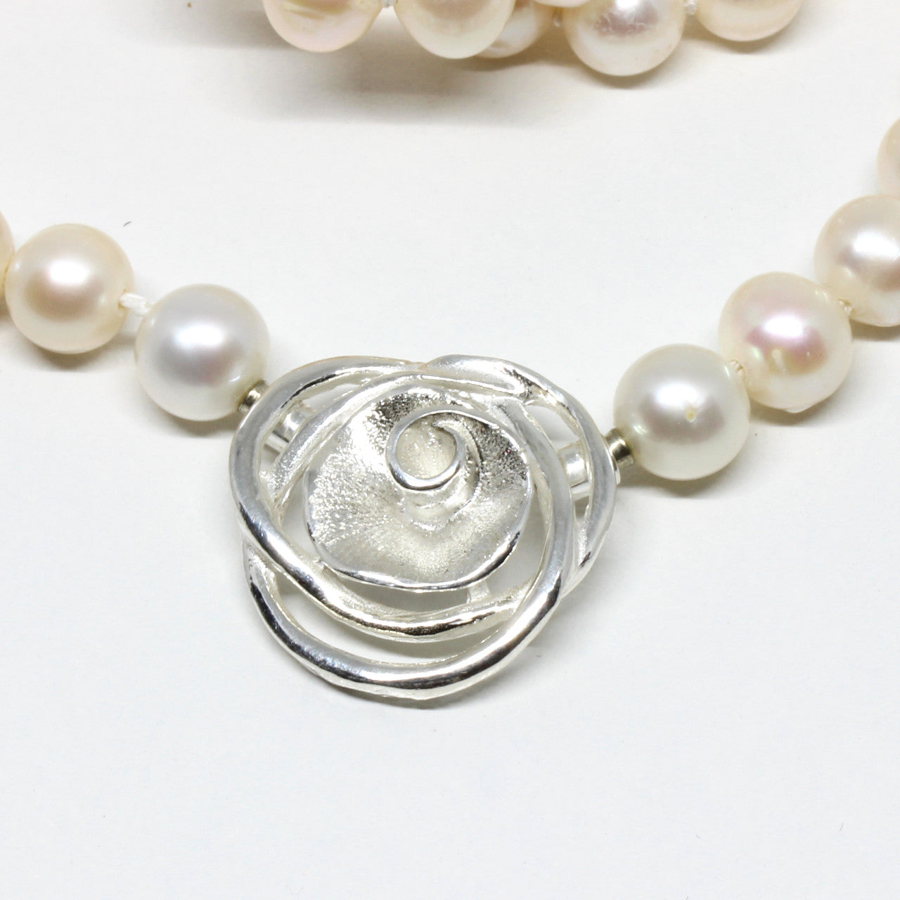 Wechselschließe Rose Silber