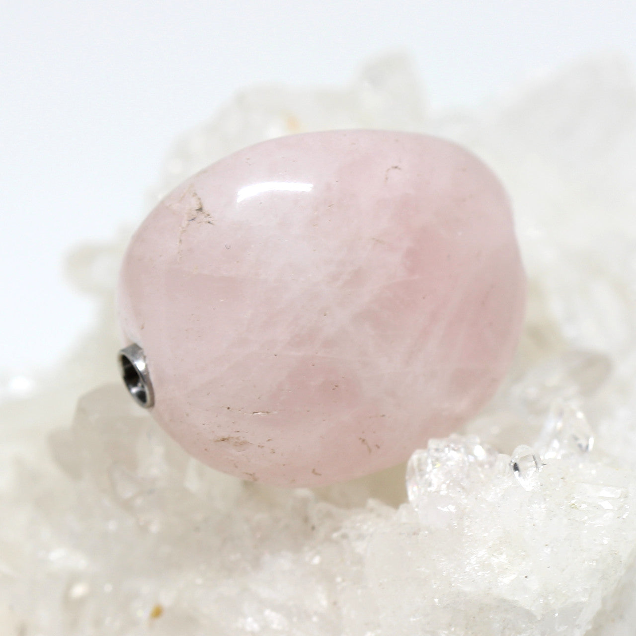 Wechselschließe Rosenquarz Nugget