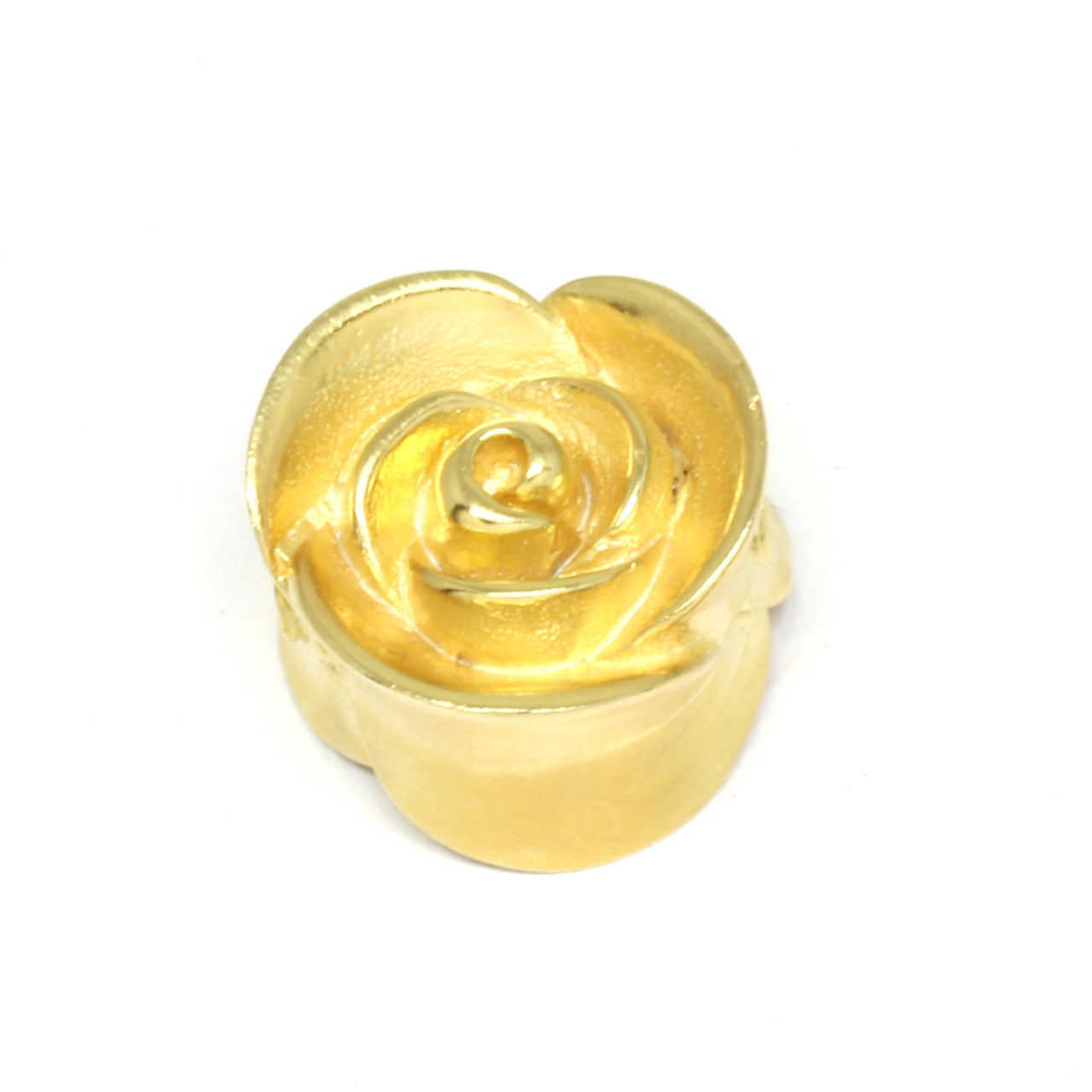 Wechselschließe Rose vergoldet