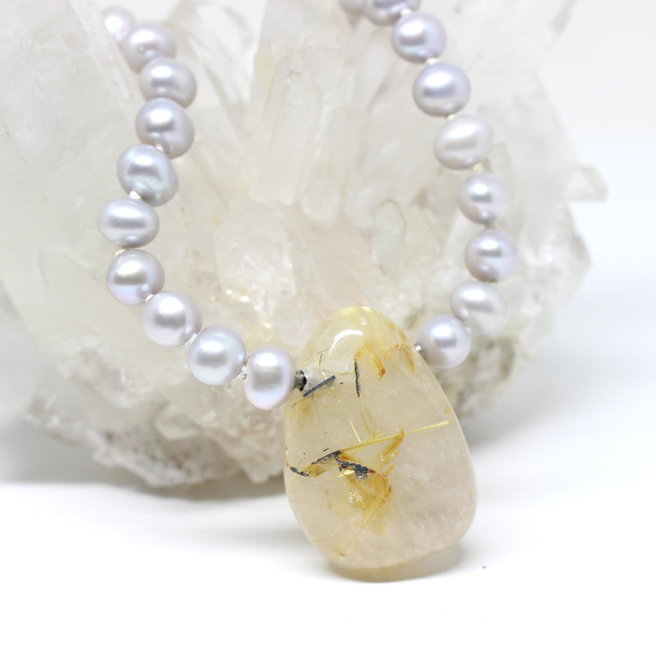 Wechselschließe Rutilquarz