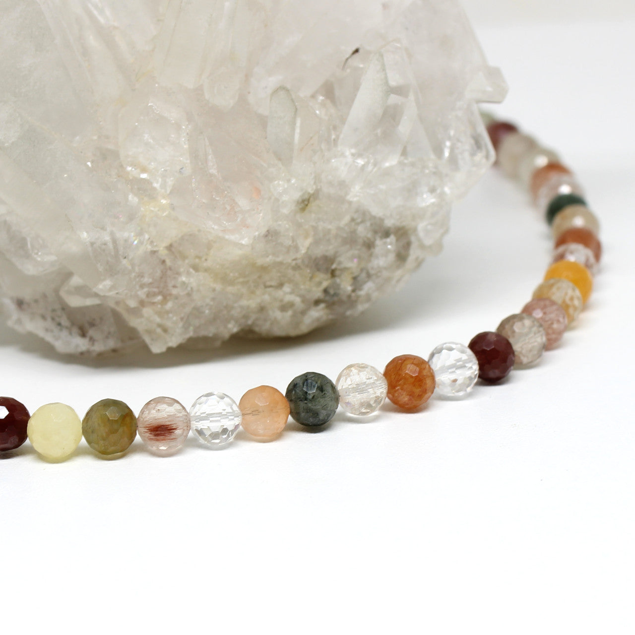 Wechselkette Rutilquarz multi colour