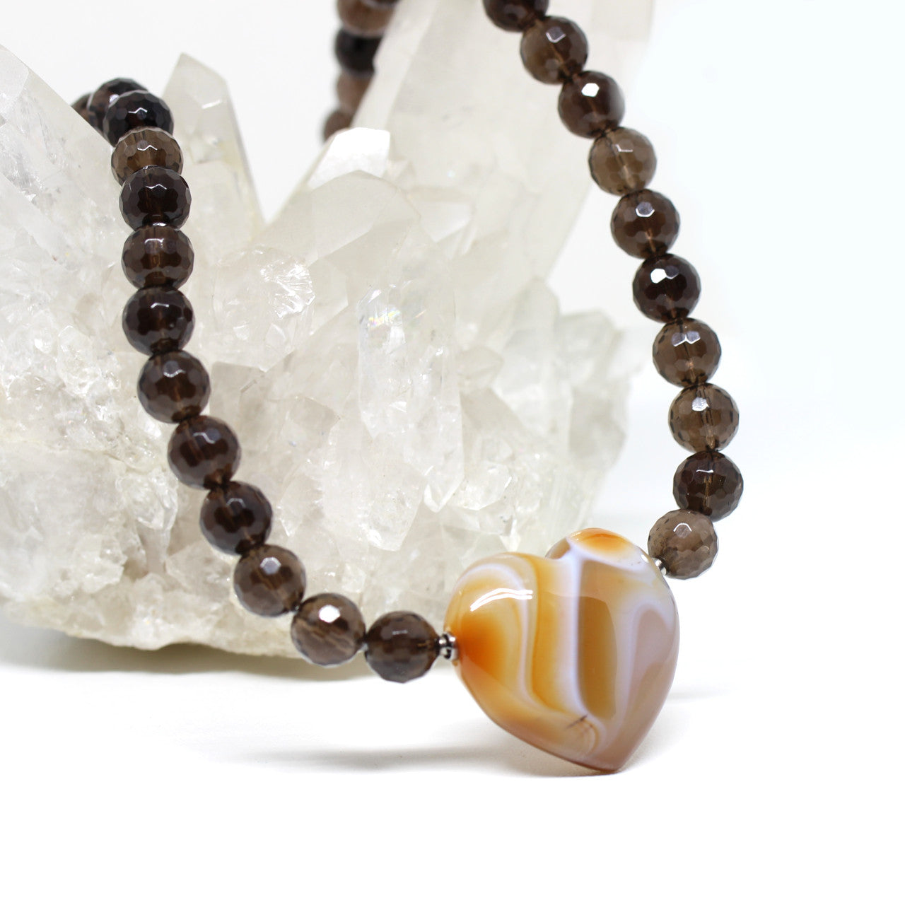 Wechselschließe Achat Herz