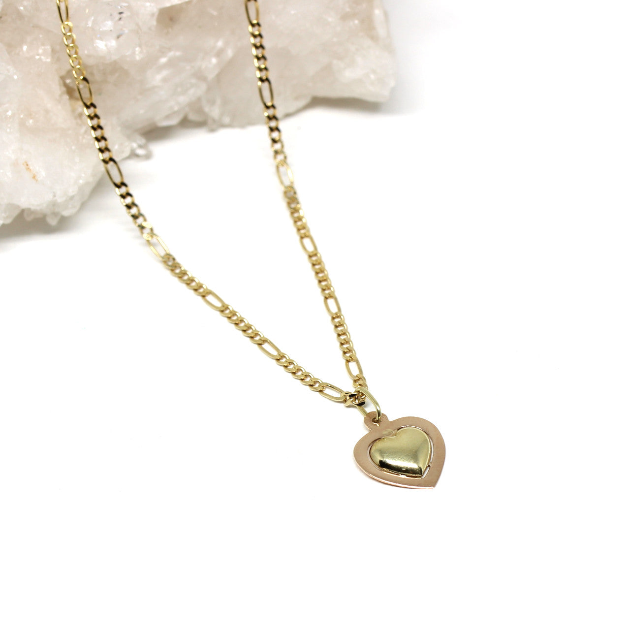Collier Kette mit Anhänger in 585er Gelbgold