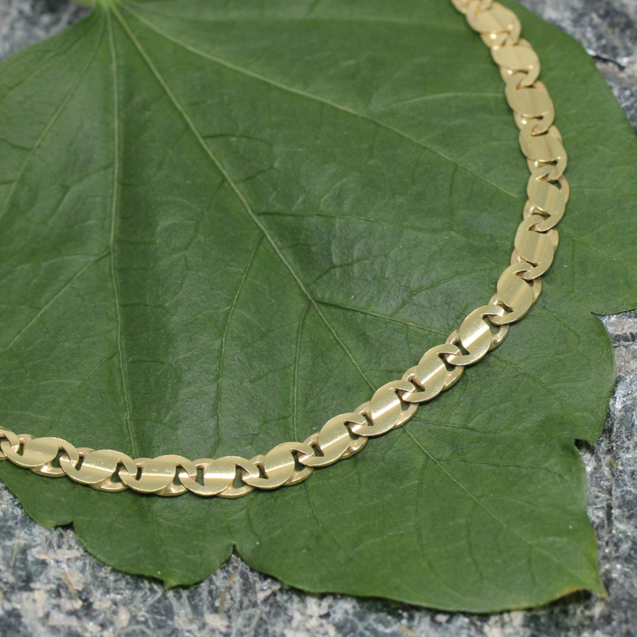 Collier Facon in 585 Gelbgold 50 cm