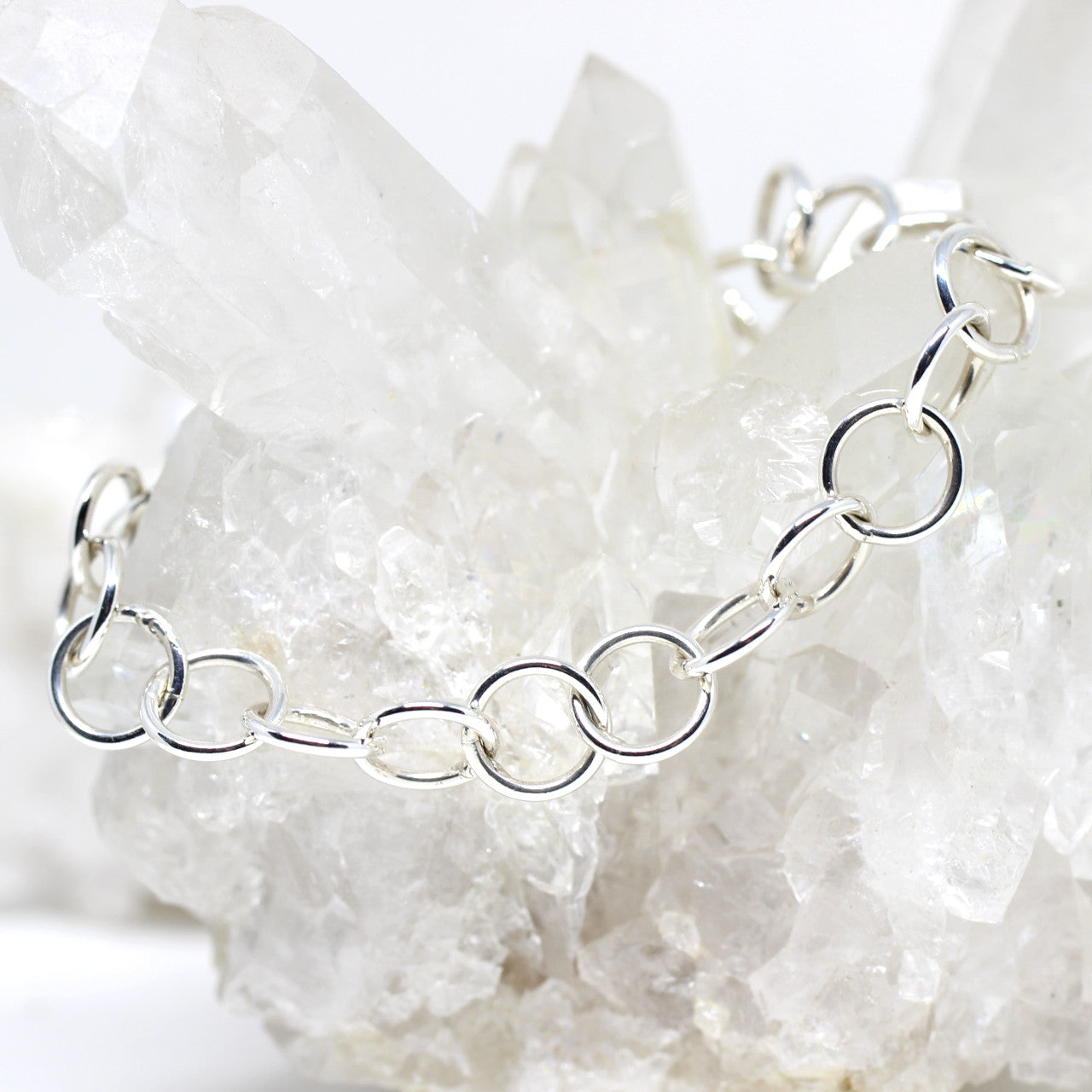 Armband Silber rund Glieder