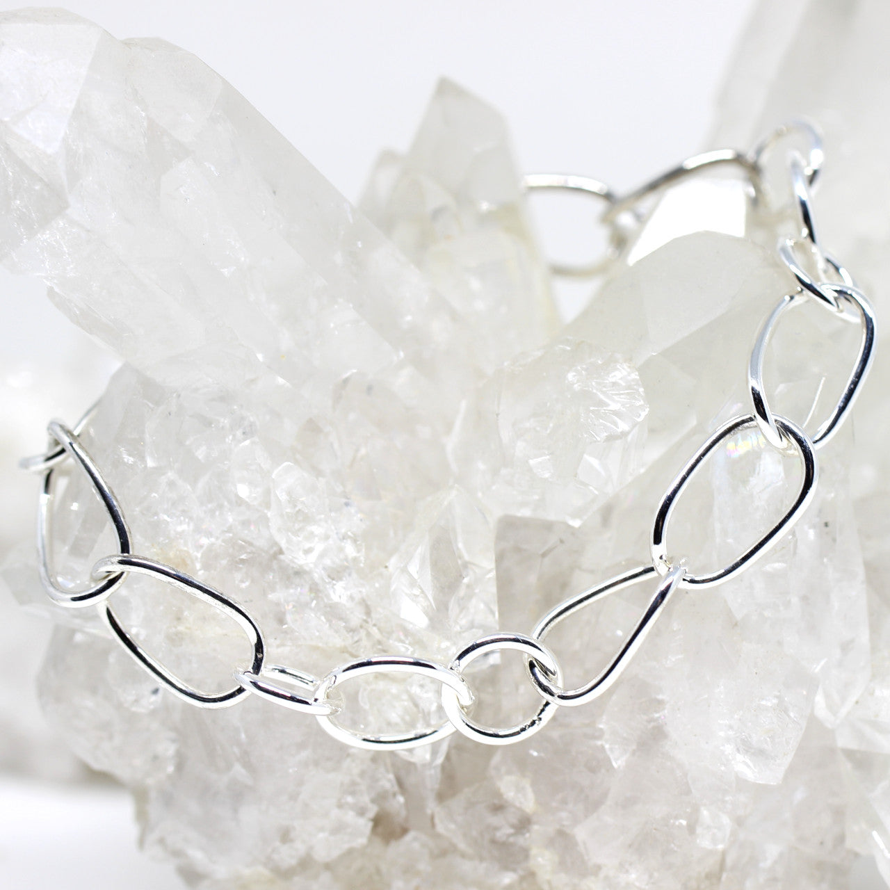 Armband Silber große Glieder