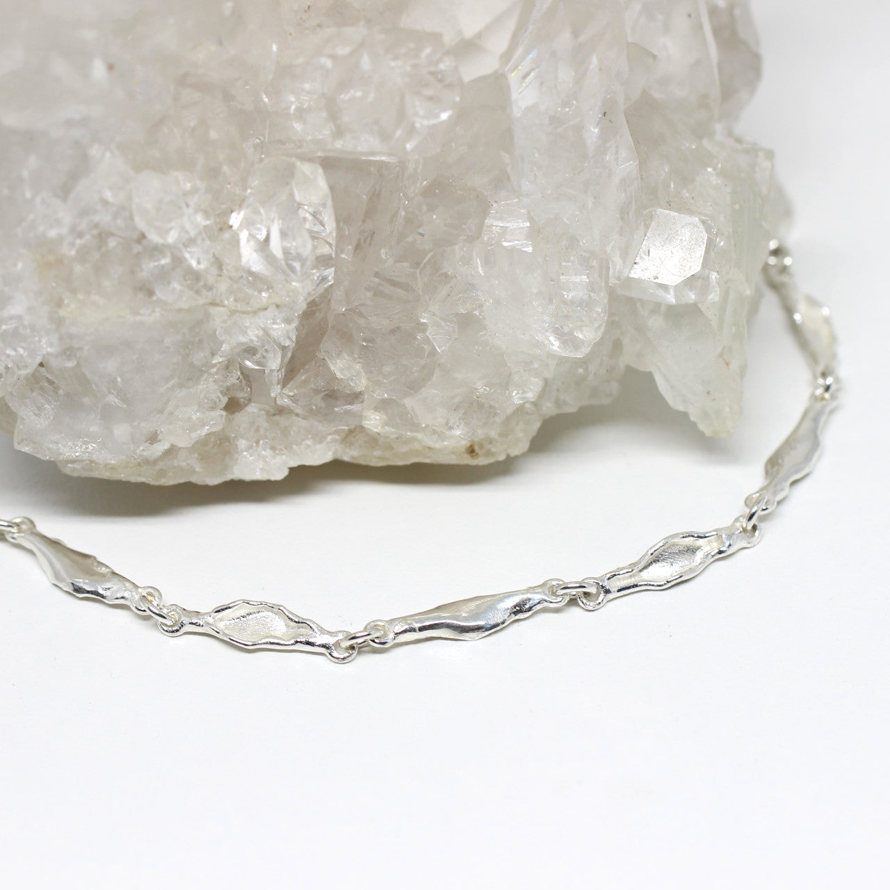 Armband Silber Handarbeit matt glänzend