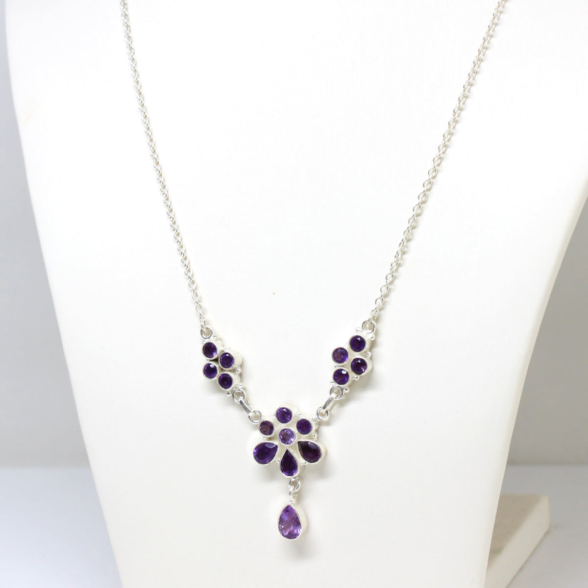 Silberkette mit Amethyst