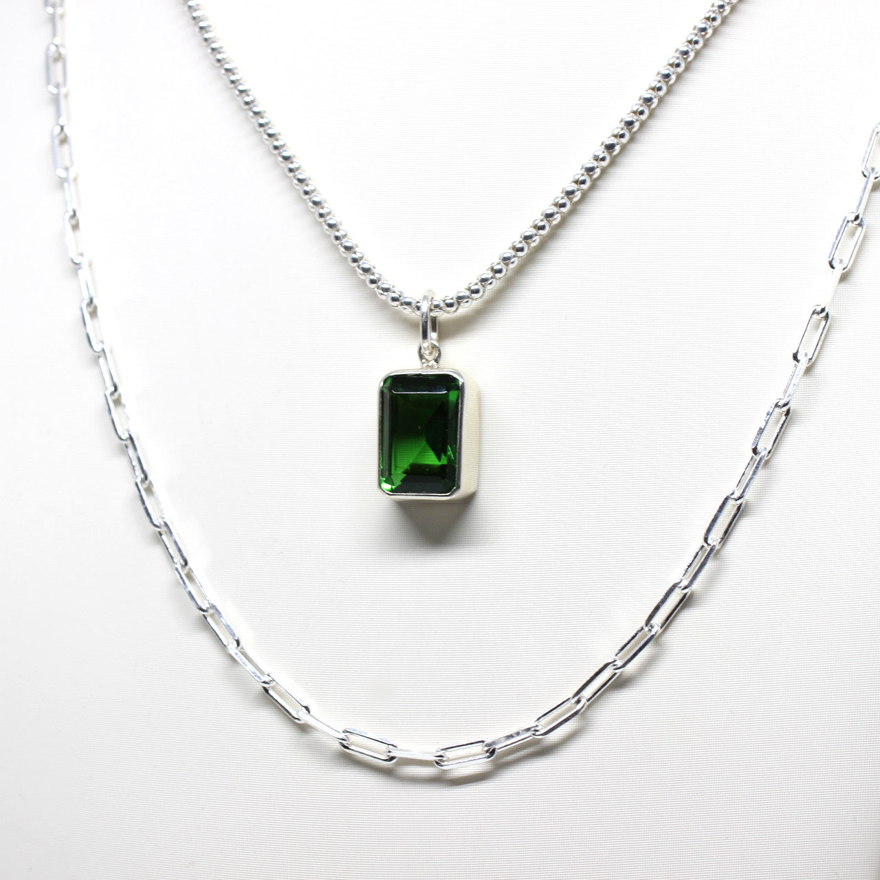 Collierkette Silber rund