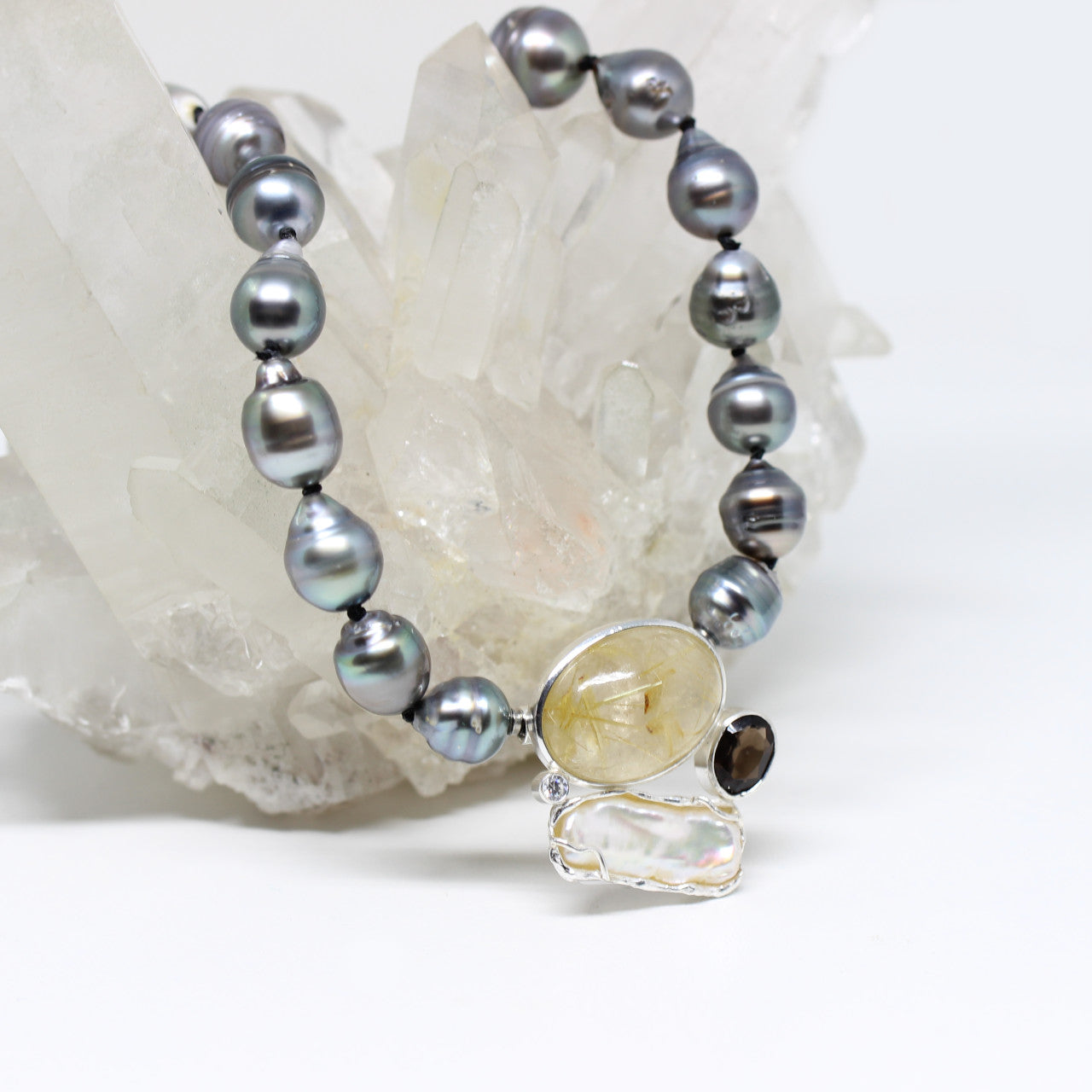Wechselkette Tahitiperlen