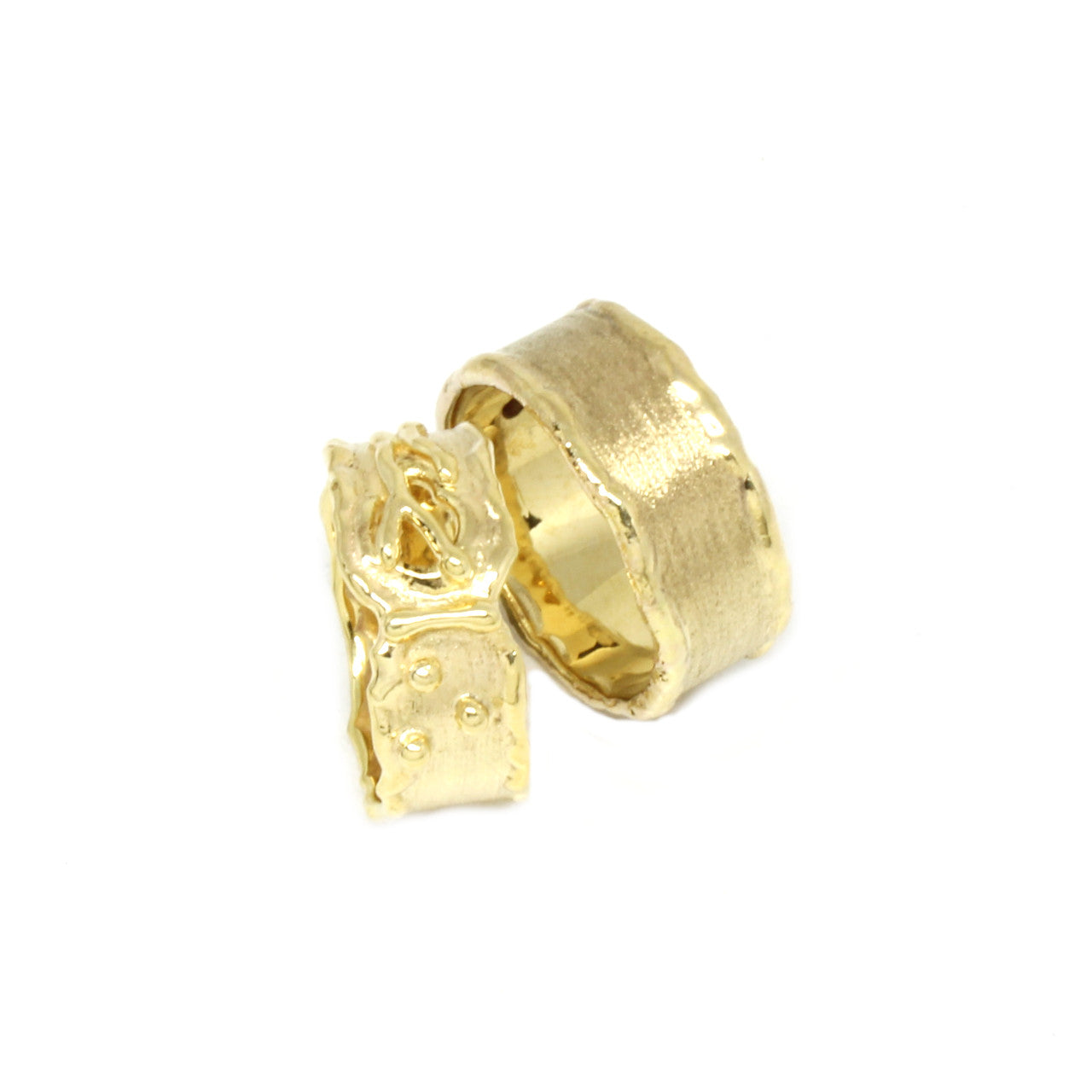 Trauringe Handarbeit 333 Gelbgold