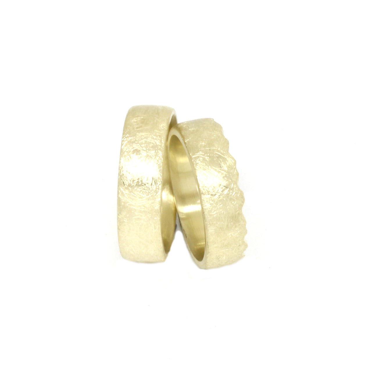 Trauringe Handarbeit 585 Gelbgold