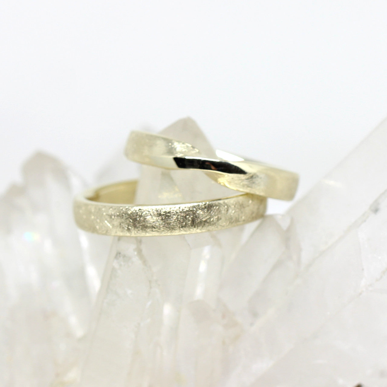 Trauringe Handarbeit in Gelbgold