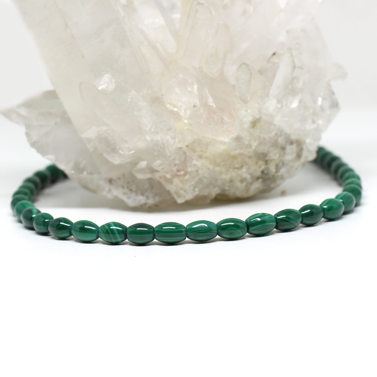 Wechselkette Malachit Olive