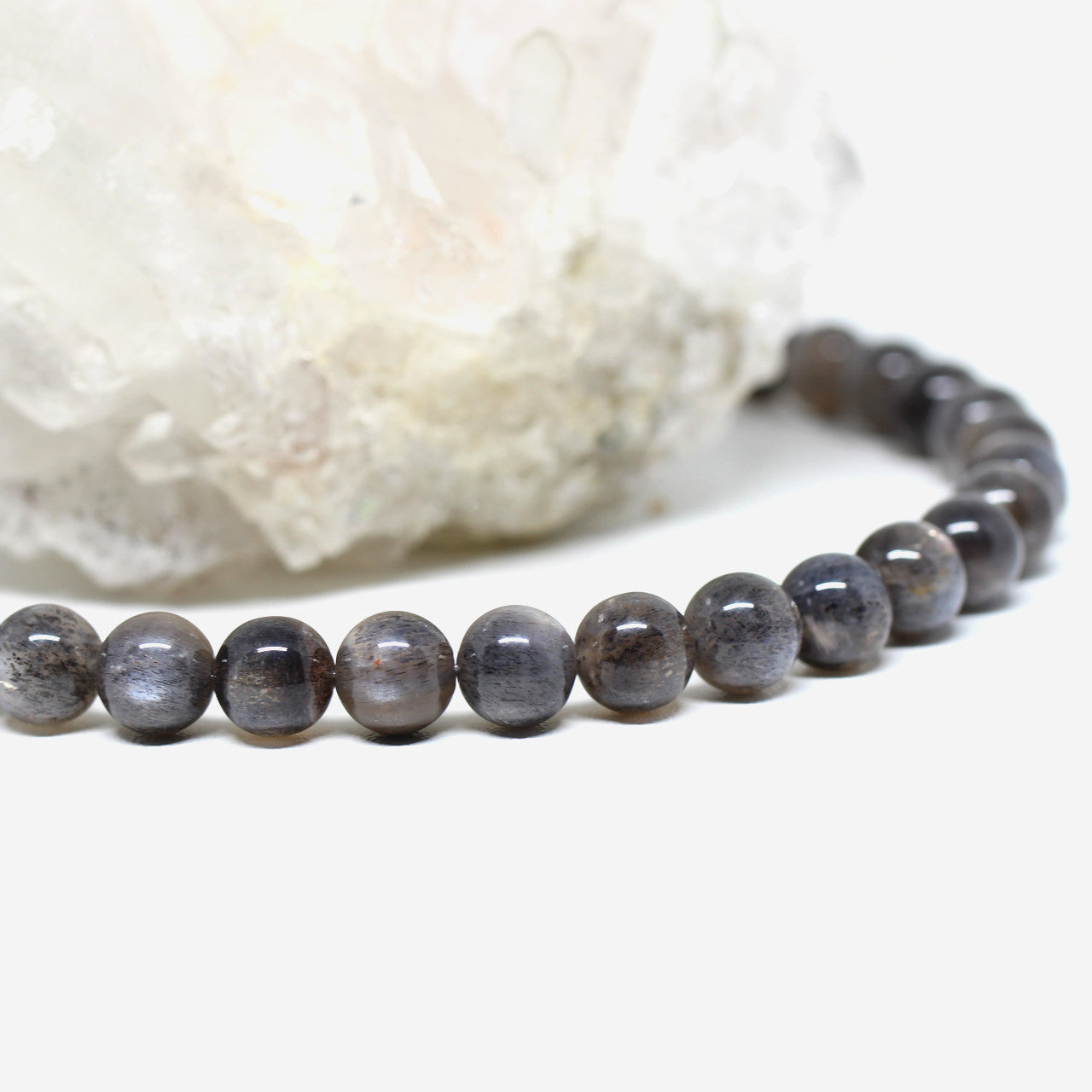 Wechselkette schwarzer Mondstein