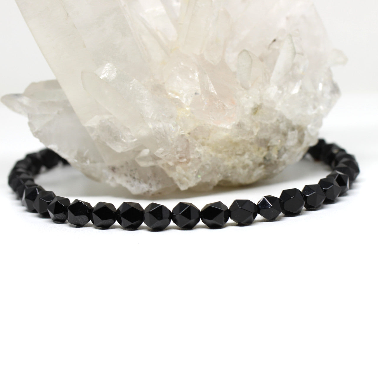 Wechselkette Onyx facettiert