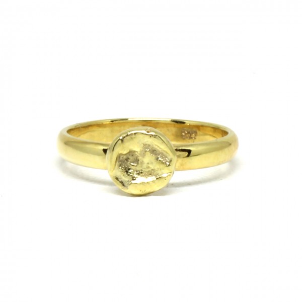 Ring 333 Gelbgold Nugget
